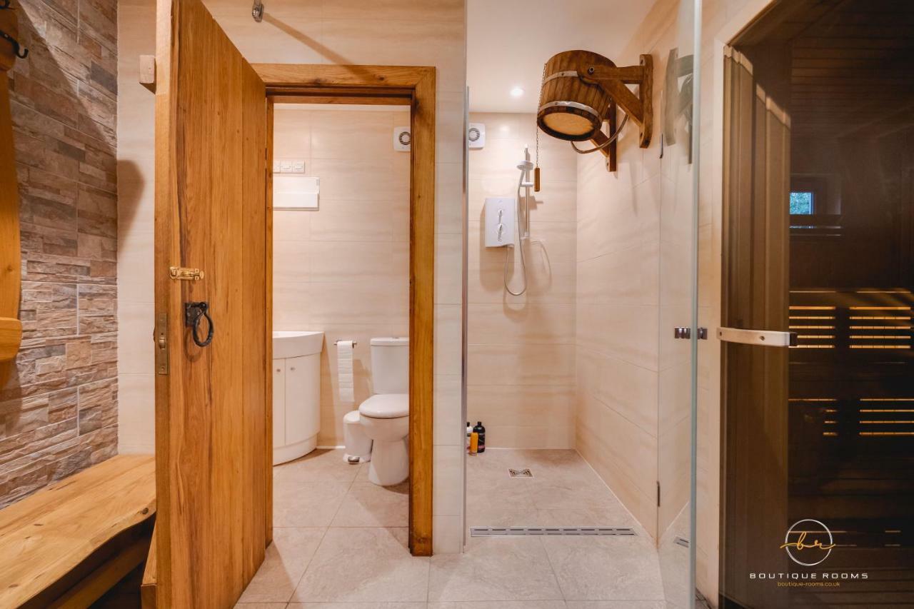 The Retreat Sauna & Hot Tub Boutique Rooms Great Paxton Exterior foto